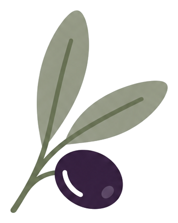 DRIP LOVE + GRACE — olive and leaves framework mark